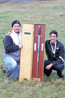 Senior Men's winner Ricky Stevenson and coach